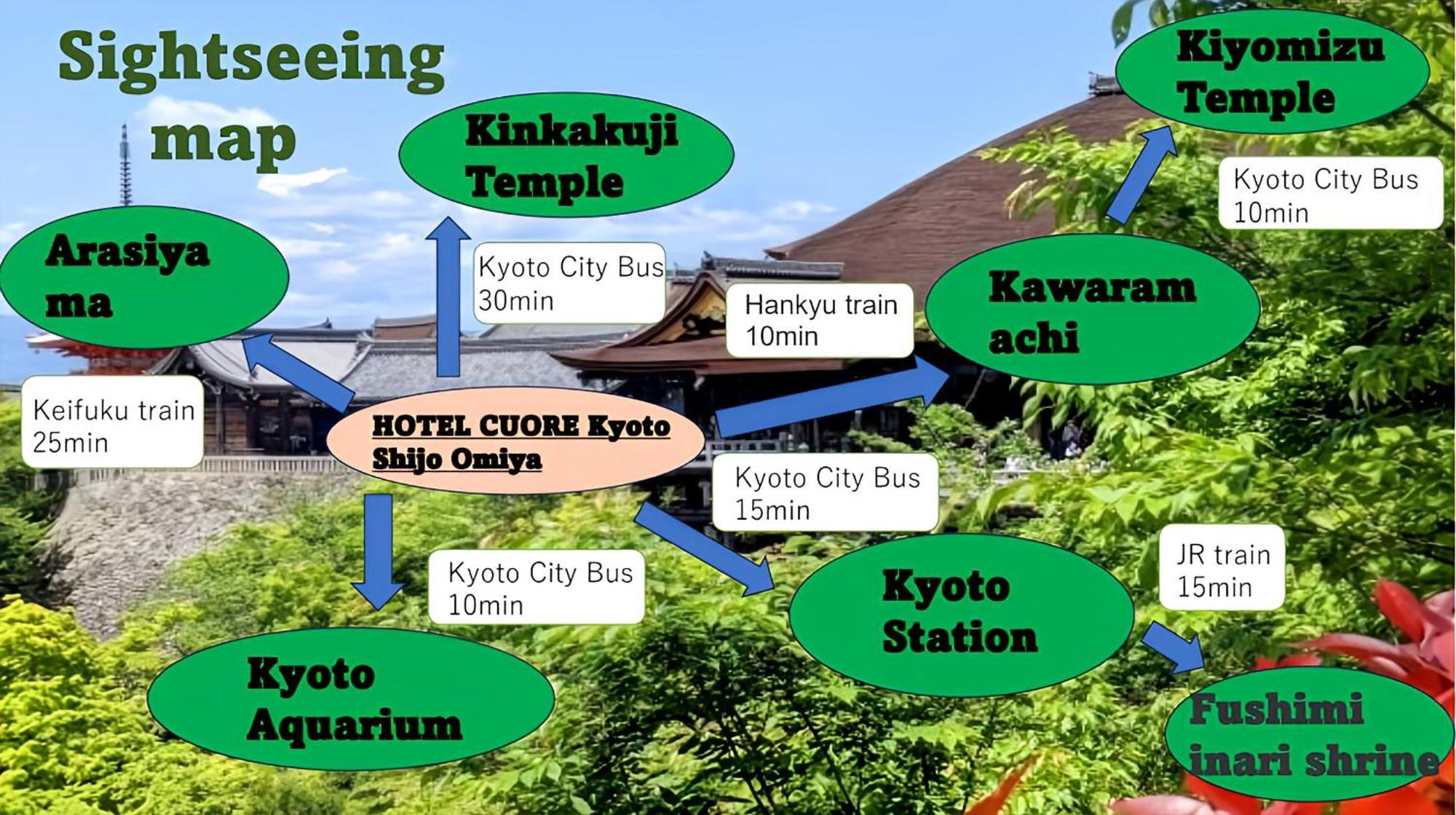 Hotel Cuore Kyoto Shijo Omiya Exterior foto